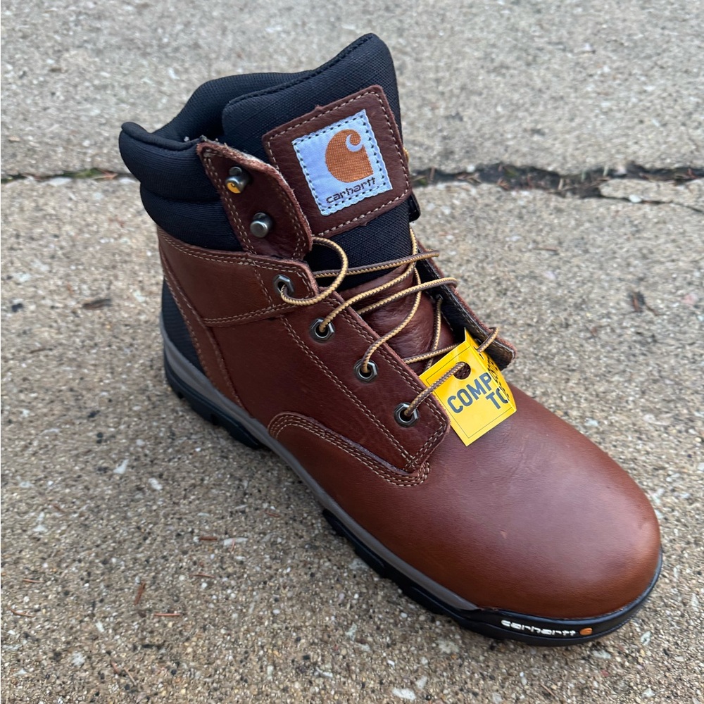 Carhartt Men’s Ground Force 6" Waterproof Composite Toe Work Boot Brown US 10.5